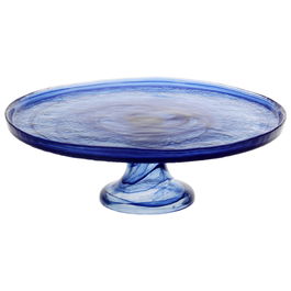 Avet Pastelera Con Pie Azul Diámetro 28 cm